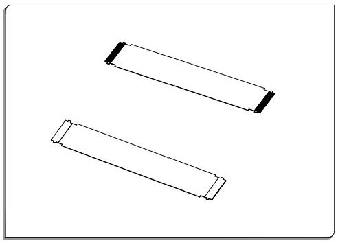 FFC软排线 0.5mm Pitch 蝴蝶扣排线 